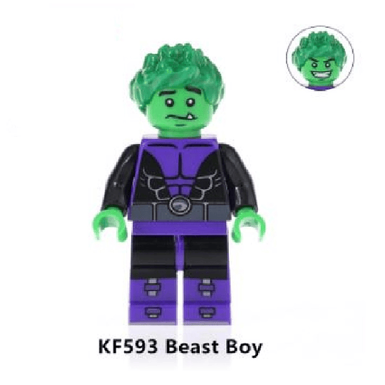 Jovenes Titanes Lego Compatible Chico Bestia