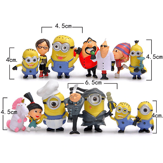 Minions Set 14 Figuras