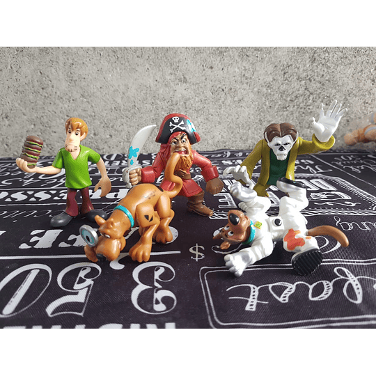 Scooby Doo Set 5 Figuras 6 cm