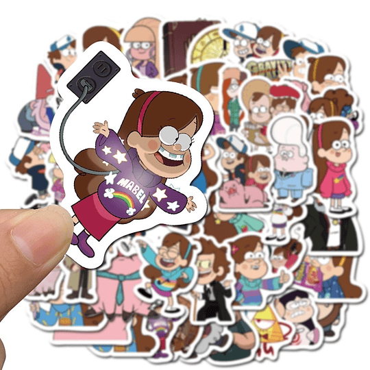 Gravity Falls Set de 50 Stickers