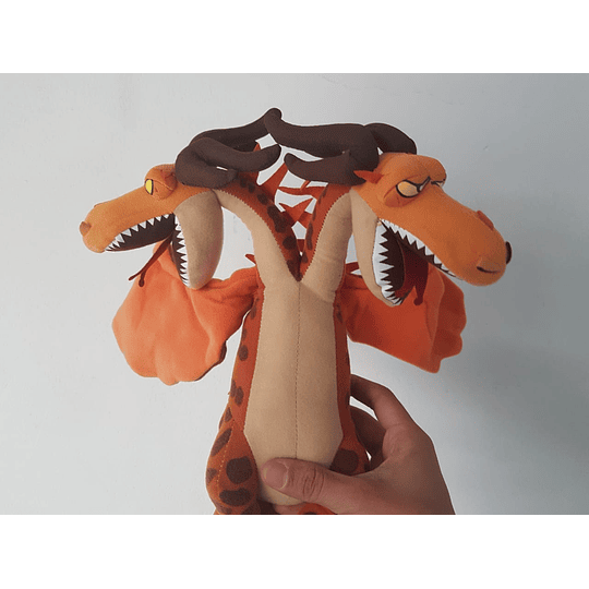 Cómo Entrenar a tu Dragón Peluche Dragón de 2 Cabezas 65 cm