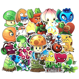 Plantas vs Zombies Set de 100 Stickers