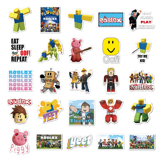 Roblox Set de 50 Stickers