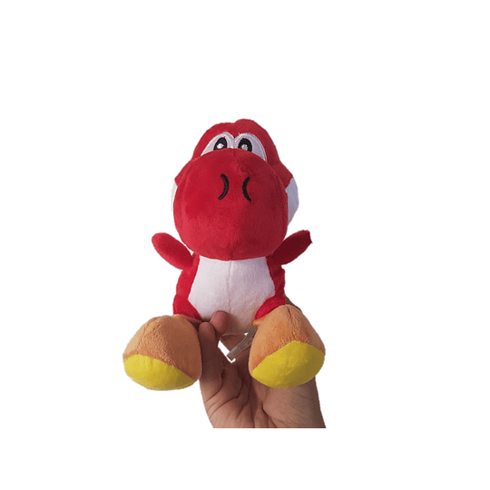 Mario Bros Peluche Yoshi Rojo 19 cm