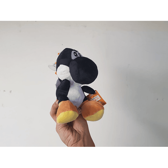 Mario Bros Peluche Yoshi Negro 19 cm