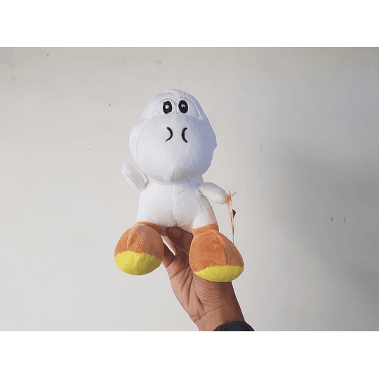 Mario Bros Peluche Yoshi Blanco 19 cm