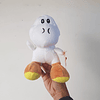 Mario Bros Peluche Yoshi Blanco 19 cm