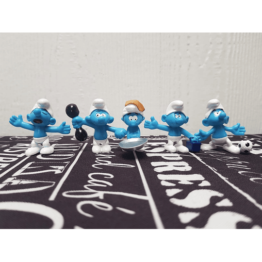 Los Pitufos Set 10 figuras 4 cm