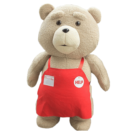 Ted Peluche Oso Ted 19 CM (Rojo)