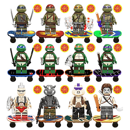 Tortugas Ninja Set 12 Legocompatibles