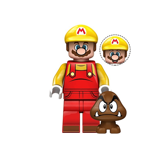 Mario Bros Lego Compatible Mario Maker (M1)
