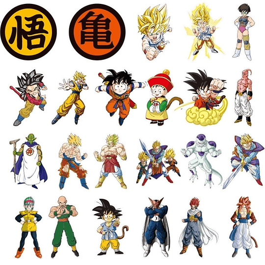 Dragon Ball Z Set de 100 Stickers