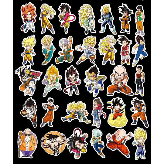 Dragon Ball Z Set de 100 Stickers