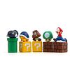 Mario Bros: Set 5 Figuras 1.3 - 2.5 cm