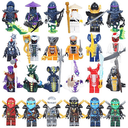 Ninjago Set 24 Figuras Lego Compatibles
