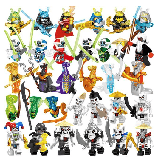 Ninjago Set 32 Figuras Lego Compatibles