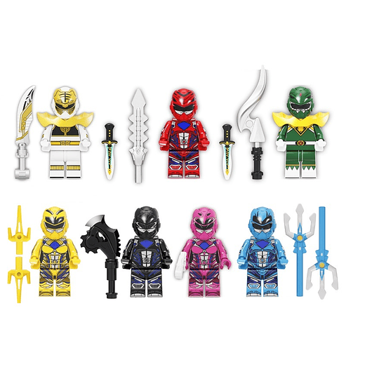Power Rangers Set 7 Legocompatibles