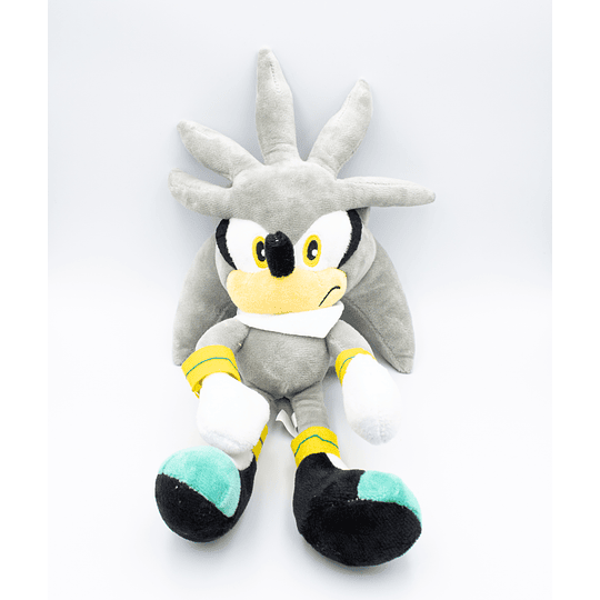 Sonic Peluche Personaje Silver The Hedgehog 28 Cm