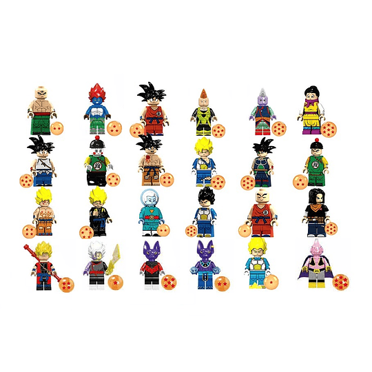 Dragon Ball Z Set 24 Legos Compatibles (Modelo 1)