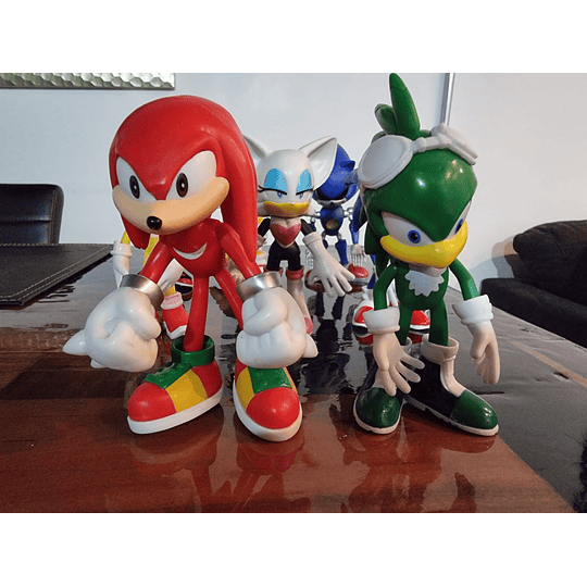 Sonic Set 8 Figuras 12 cm