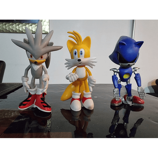 Sonic Set 8 Figuras 12 cm