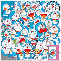 Doraemon el Gato Cósmico Set de 50 Stickers
