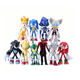 Sonic Set 10 Figuras 12 cm