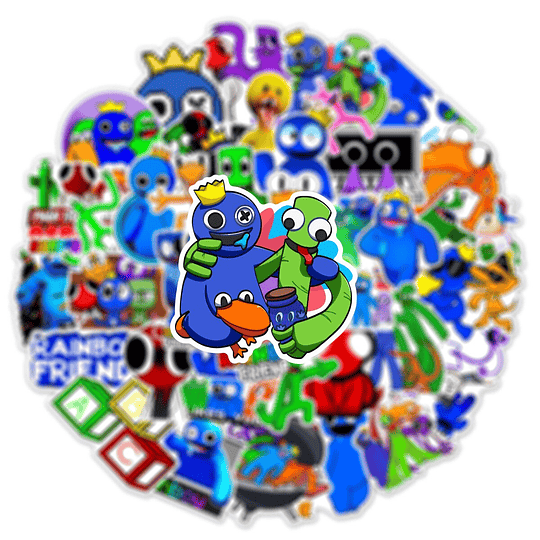 Roblox Rainbow Friends Set de 50 Stickers