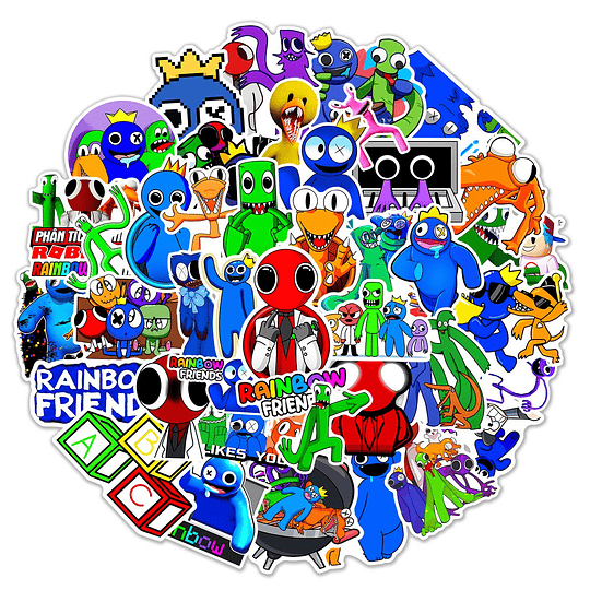 Roblox Rainbow Friends Set de 50 Stickers