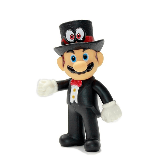 Mario Bros Figura Mario Traje Negro
