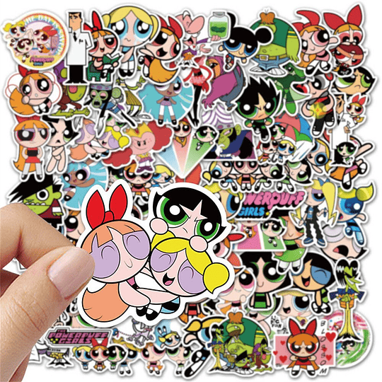 Chicas Super Poderosas Set de 50 Stickers