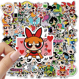 Chicas Super Poderosas Set de 50 Stickers