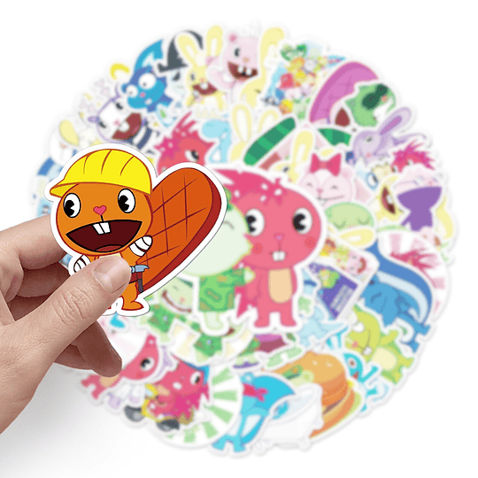 Happy Tree Friends Set de 50 Stickers