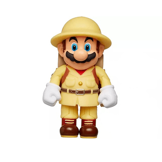 Mario Bros Figura Mario Explorador 10 cm
