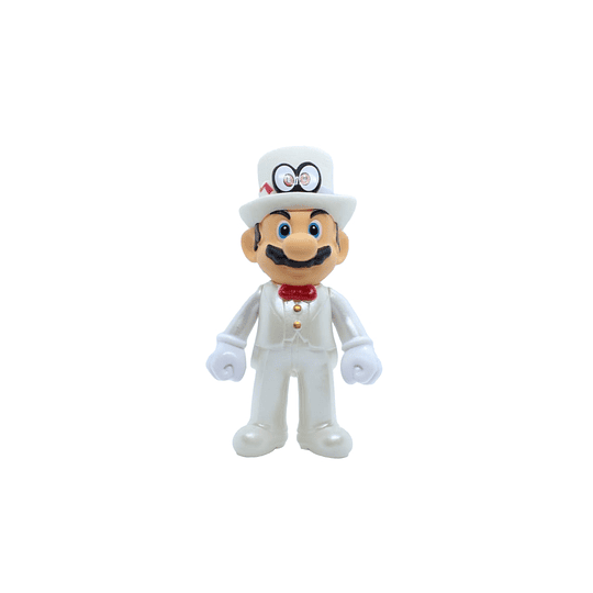 Mario Bros Figura Mario Traje Blanco