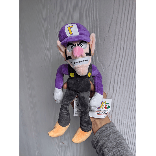 Mario Bros Peluche Waluigi 28 cm