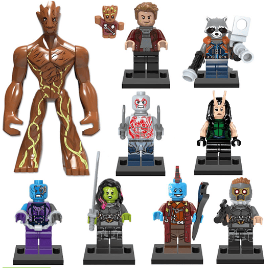 Guardianes de la galaxia Set 10 lego compatibles