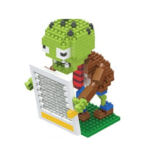 Plantas vs Zombies Bloque de construcción Armable Zombie Modelo 2