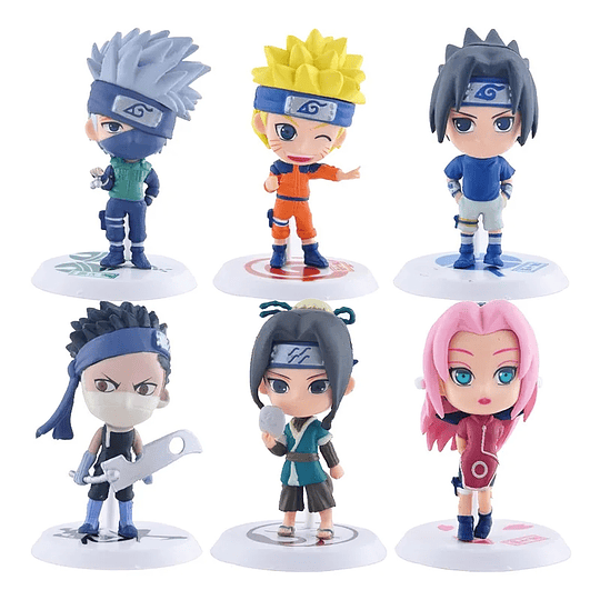 Naruto Set 6 Figuras (Modelo 1)