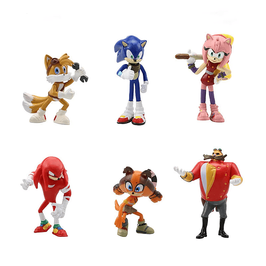 Sonic 6 Figuras 4-7 Cm (Modelo 2)