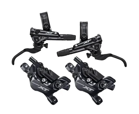 SHIMANO Set de frenos Shimano XT 4 pistones M8120