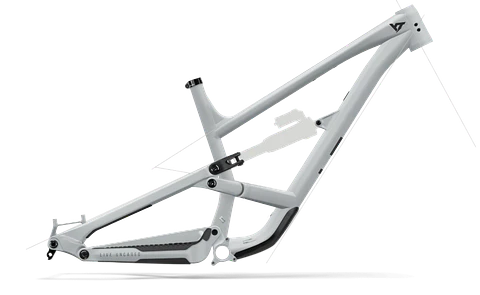 Cuadro YT Capra MK3 AL Gris C2