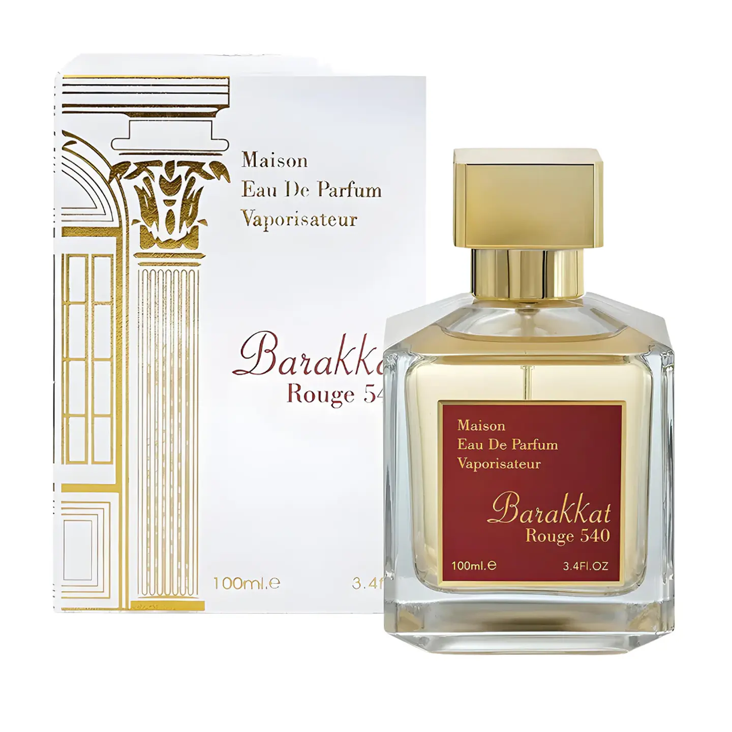 Perfume Fragrance World Barakkat Rouge 540 Maison 100ml Unisex 1