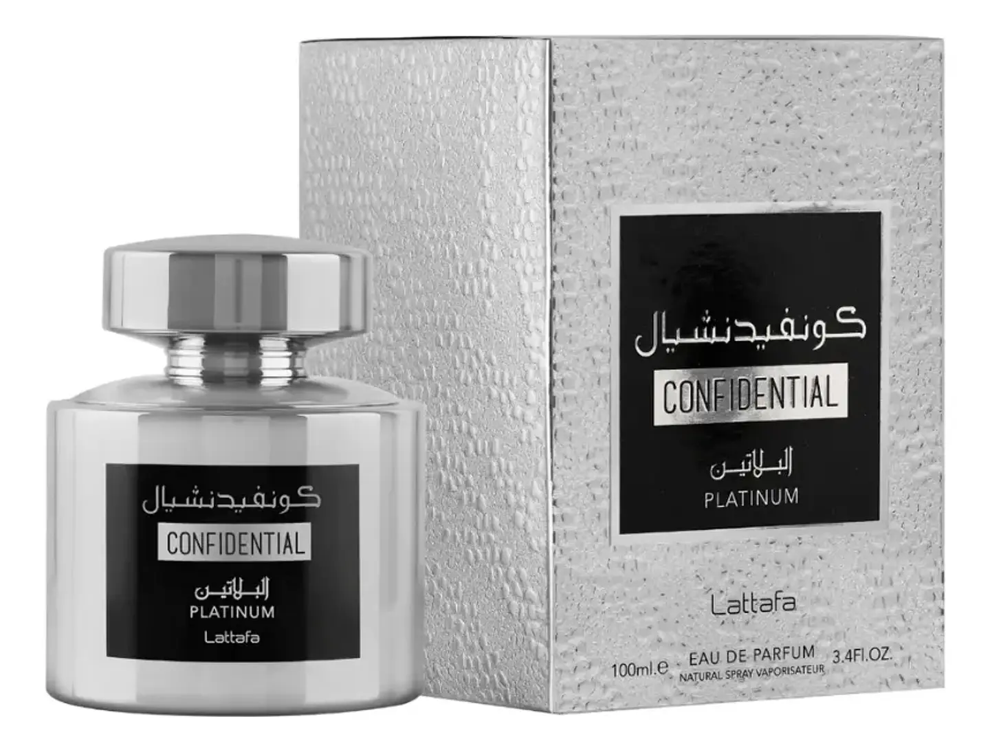 Lattafa Confidential Platinum Edp 100ml Unisex 1