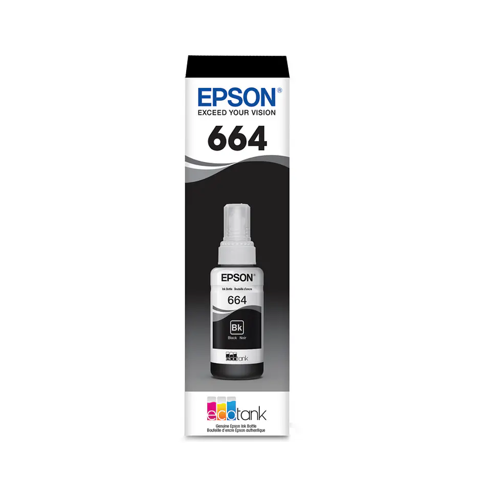 Epson Tinta T664 Negra 1