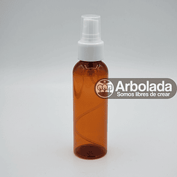 Botella PET 100ml Ámbar Spray 