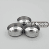 Set de portavela de aluminio (10 unidades)