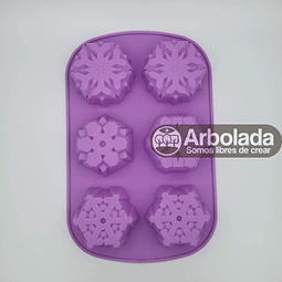 Molde Copo de nieve