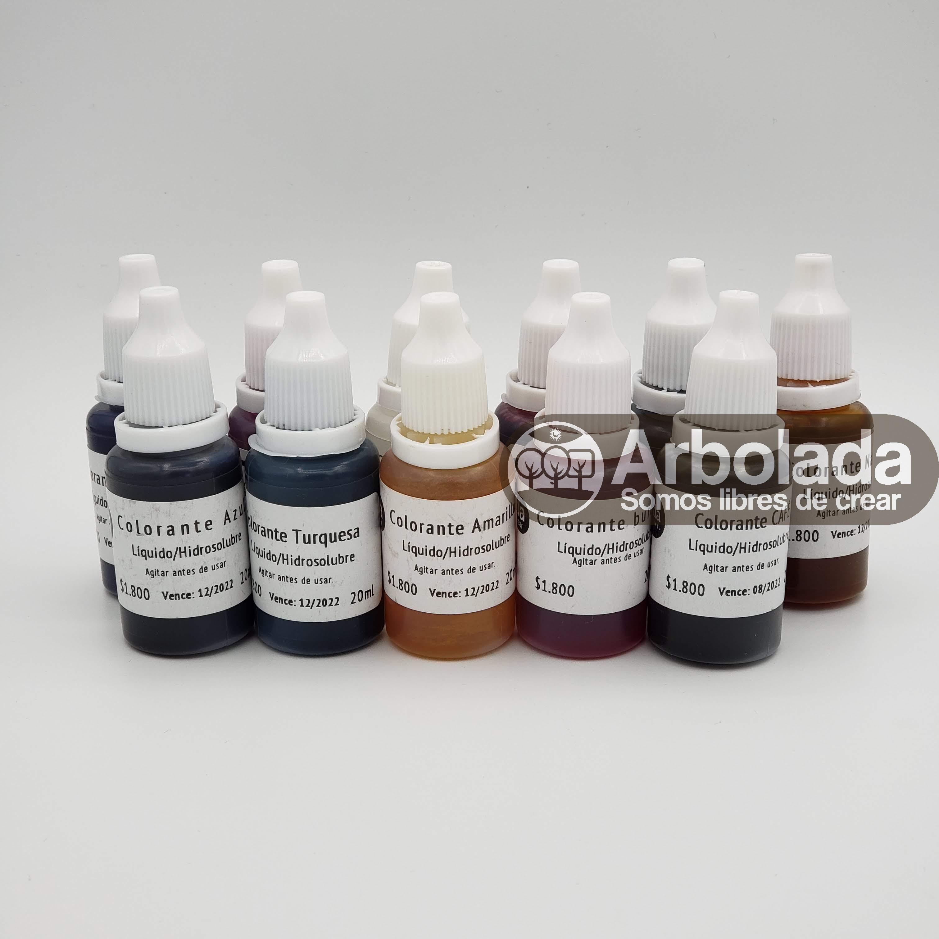 Colorantes Hidrosolubles 20ml