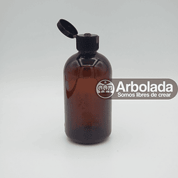 Barril Ambar con tapa negra 250 ml Ambar 